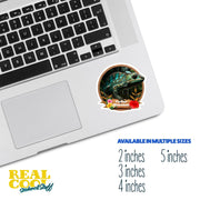 Panther Chameleon Sticker - Chameleon Sticker - Chameleon Lizard Sticker
