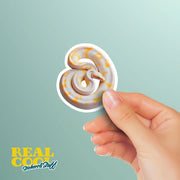 Albino Ball Python Sticker - Albino Python Sticker - Albino Ball Python Decal