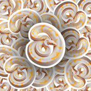 Albino Ball Python Sticker - Albino Python Sticker - Albino Ball Python Decal