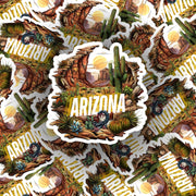 Arizona Sticker - Arizona Desert Sticker - Arizona Decal