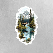 Alaska Sticker - Alaska Decal - Alaska Outdoors Sticker