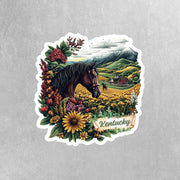 Kentucky Sticker - Kentucky Country Sticker - Horse Sticker