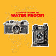 Vintage Camera Sticker - Camera Sticker - Junk Journal Stickers - Two Pack