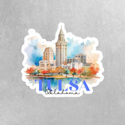 Tulsa Sticker - Tulsa Oklahoma Sticker - Oklahoma Decal