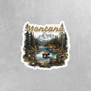 Montana Sticker - The Treasure State Sticker - Montana Decal - Wilderness Sticker