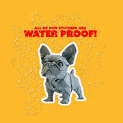 Origami French Bulldog Sticker - Cute French Bulldog Sticker - Origami French Bulldog Decal