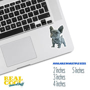 Origami French Bulldog Sticker - Cute French Bulldog Sticker - Origami French Bulldog Decal