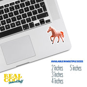 Origami Horse Sticker - Cute Horse Sticker - Origami Horse Decal
