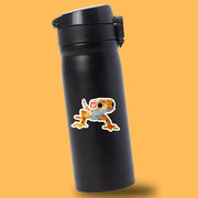 Origami Leopard Gecko Sticker - Cute Leopard Gecko Sticker - Origami Leopard Gecko Decal