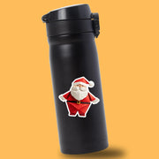 Origami Santa Claus Sticker - Cute Santa Sticker - Origami Santa Claus Decal - Christmas Sticker