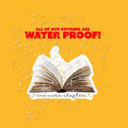 One More Chapter Sticker | Book Lover Gift | Reading Sticker | Vinyl Book Sticker | Weatherproof Laptop Sticker | Perfect for Readers | Bookish Decor