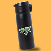 Origami Alligator Sticker - Cute Gator Sticker - Origami Alligator Decal