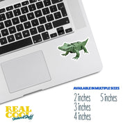Origami Alligator Sticker - Cute Gator Sticker - Origami Alligator Decal