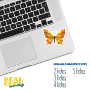 Origami Butterfly Sticker - Cute Butterfly Sticker - Origami Butterfly Decal