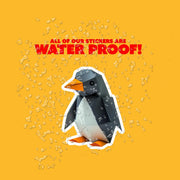 Origami Penguin Sticker - Cute Penguin Sticker - Origami Penguin Decal