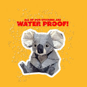Origami Koala Bear Sticker - Cute Koala Bear Sticker - Origami Koala Bear Decal
