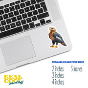 Origami Hawk Sticker - Cute Hawk Sticker - Origami Hawk Decal