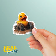 Four Wheel Drive Rubber Duck Sticker - Ducked Sticker - Monster Truck Duck Sticker