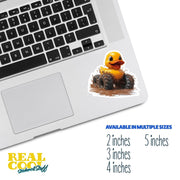 Four Wheel Drive Rubber Duck Sticker - Ducked Sticker - Monster Truck Duck Sticker