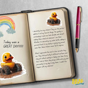 Four Wheel Drive Rubber Duck Sticker - Ducked Sticker - Monster Truck Duck Sticker