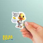 Chiropractor Sticker - Funny Chiropractor Sticker - Chiropractor Joke Decal