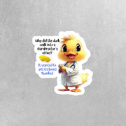 Chiropractor Sticker - Funny Chiropractor Sticker - Chiropractor Joke Decal