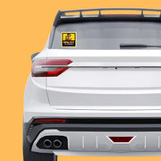 Bird Guy On Board Sticker - Funny Bird Guy Sticker - Bird Guy Car Sticker