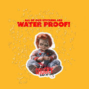 Chucky Sticker - It's a Chucky Kind Of Day, Weatherproof Vinyl Decal for Laptops, Halloween Gifts for Horror Fans