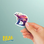 Polar Bear Silhouette Sticker - Outdoor Life Sticker - Polar Bear Decal
