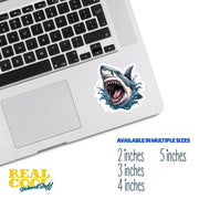 Great White Shark Sticker - Shark Sticker - Shark Attack Stickers