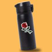 Origami Red Rose Sticker - Cute Rose Sticker - Origami Flower Decal