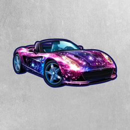 Sports Car Sticker - Cosmic Theme Car Sticker - Car Sticker