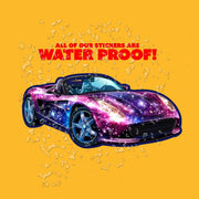 Sports Car Sticker - Cosmic Theme Car Sticker - Car Sticker