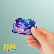Book Sticker - Cosmic Theme Book Sticker - Reader Sticker