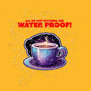 Coffee Sticker - Cosmic Theme Coffee Sticker - Cosmic Coffee Sticker