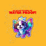 Puppy Dog Sticker - Cosmic Theme Dog Sticker - Cosmic Puppy Sticker