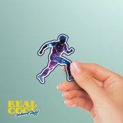 Soccer Sticker - Cosmic Theme Soccer Sticker - Cosmic Soccer Player Sticker