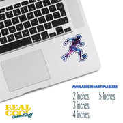 Soccer Sticker - Cosmic Theme Soccer Sticker - Cosmic Soccer Player Sticker