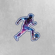 Soccer Sticker - Cosmic Theme Soccer Sticker - Cosmic Soccer Player Sticker