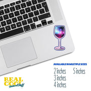 Wine Sticker - Cosmic Theme Wine Sticker - Cosmic Wine Sticker