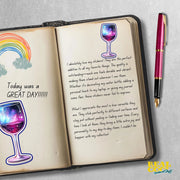 Wine Sticker - Cosmic Theme Wine Sticker - Cosmic Wine Sticker