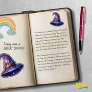 Wizard Hat Sticker - Cosmic Theme Wizard Hat Sticker - Cosmic Wizard Hat Sticker