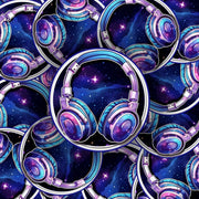 Headphones Sticker - Cosmic Theme Headphones Sticker - Cosmic Headphones Sticker