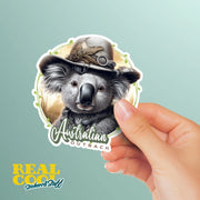 Australian Outback Sticker - Cute Koala Bear Vinyl Decal for Laptops, Water Bottles & More - Perfect Gift for Animal Lovers