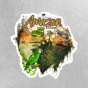 Amazon Rainforest Sticker - Brazil Rainforest Sticker - Rainforest Decal