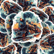 Locomotive Train Sticker - Train Sticker - Locomotive Decal