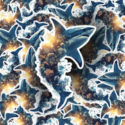 Shark Sticker - Shark Reef Sticker - Ocean Sticker