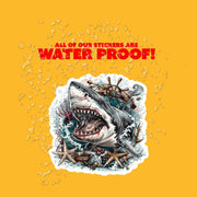 Great White Shark Sticker - Shark Sticker - Shark Attack Stickers