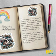 Great White Shark Sticker - Shark Sticker - Shark Attack Stickers