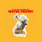 Red Stag Sticker - Red Stag Wilderness Sticker - Wildlife Decal